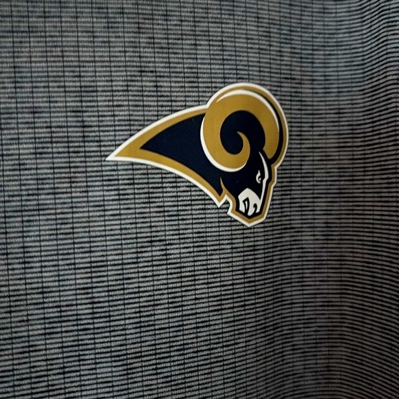 Los Angeles Rams Nike Team NFL On Field Polo Shirt Men Large - Picture 4 of 5